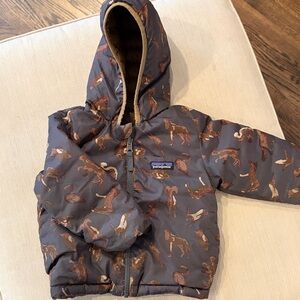 Patagonia Brown Animal Pattern Jacket